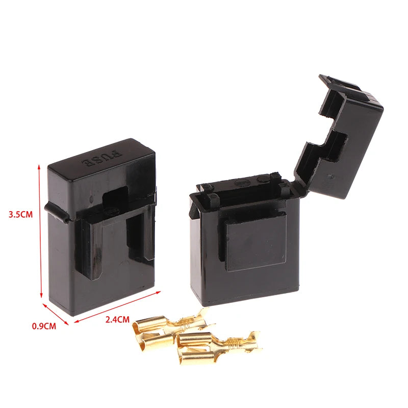 New 10Pcs AC Assembly Blade Type Auto Insurance Plug Standard Fuse Box With 20 Terminals Middle Car Fuse Holder Peaceful Pleasures Health and Wellness