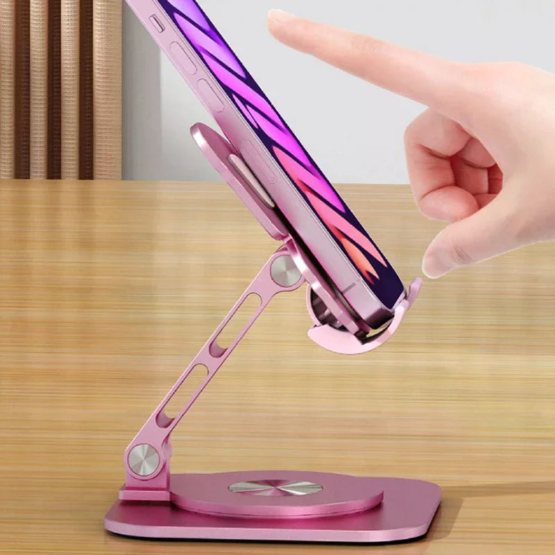 Butterfly 360° Rotating Aluminum Phone & Tablet Stand – Foldable