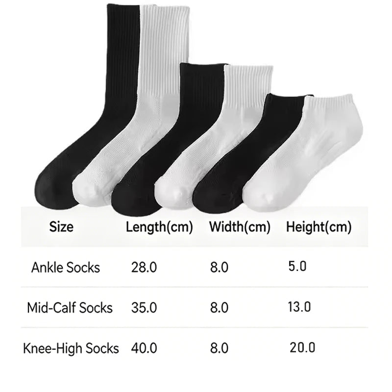 Men's Thick Bottom Sweat Absorbing and Breathable Sports Socks with Bottom Cushion for Running Professional Sports Men's Socks Peaceful Pleasures Health and Wellness