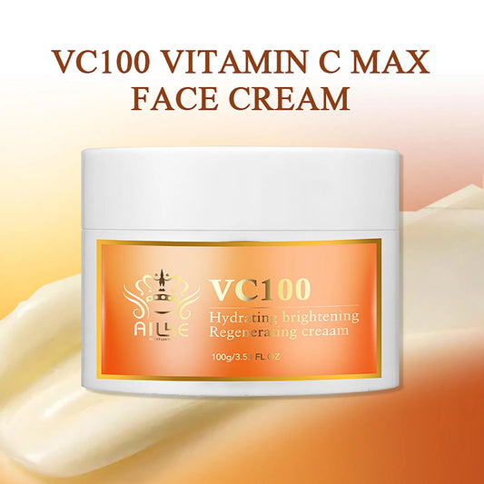 AILKE Vitamin C Face Cream – Brightening Firming Moisturizer 100ml Vitamin C Face Cream Peaceful Pleasures Health and Wellness Pack of 1 China Mainland