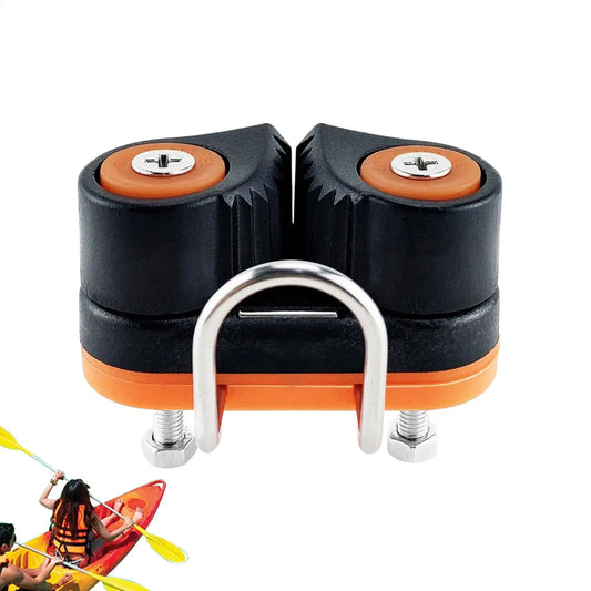 Kayak Cam Cleat Nylon Rope Clamp with Ball Bearings & Guide Ring Marine Cam Cleat Peaceful Pleasures Health and Wellness