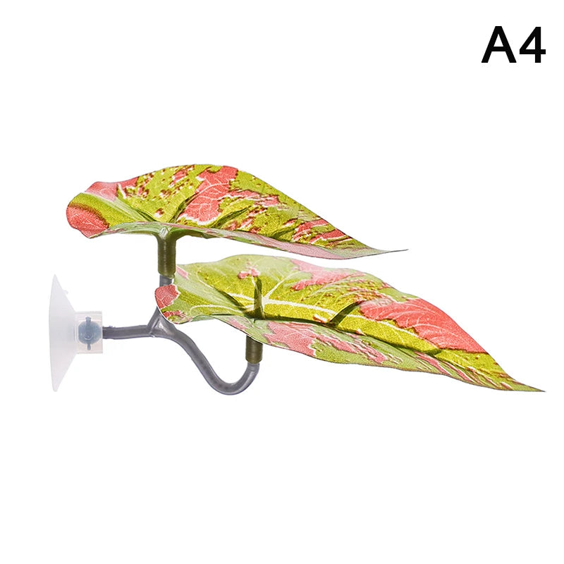 Artificial Aquarium Leaf Plant – Fish Resting & Hiding Decor