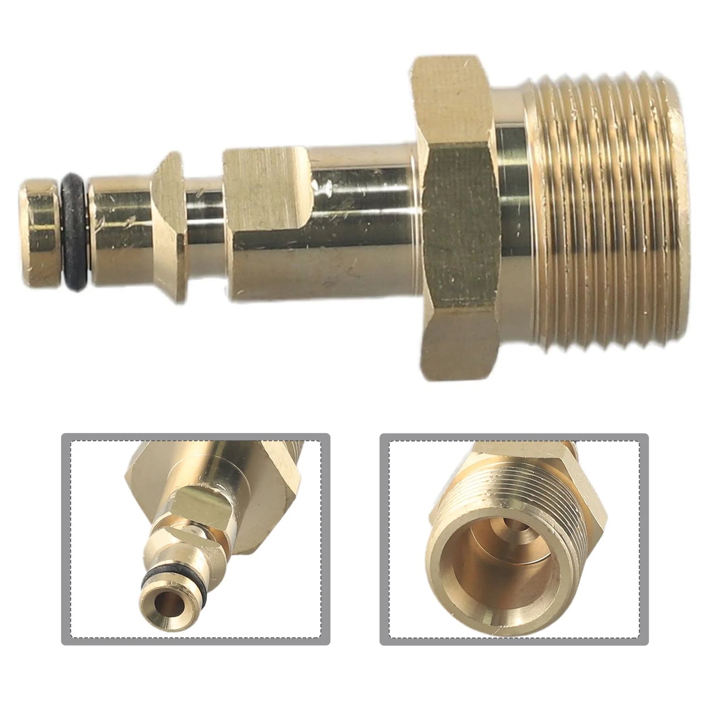 M22 Adapter Quick Connect Converter Hose Brass Pressure Washer Pipe