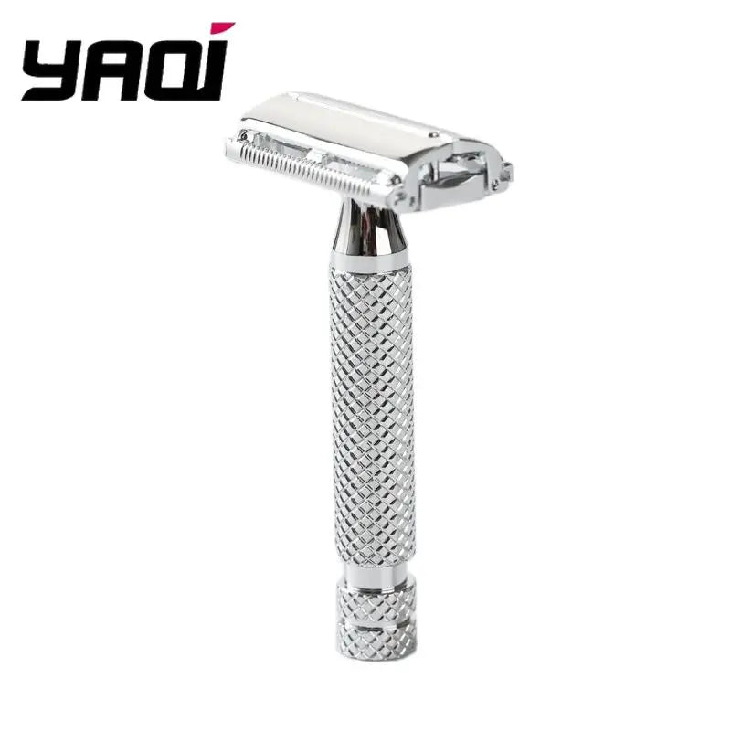 2026 Flash Sale！Yaqi Monarch Chrome Color Safety Razor With 0.90mm blade gap High Quality Valentine's Day Gift Peaceful Pleasures Health and Wellness BRC2354