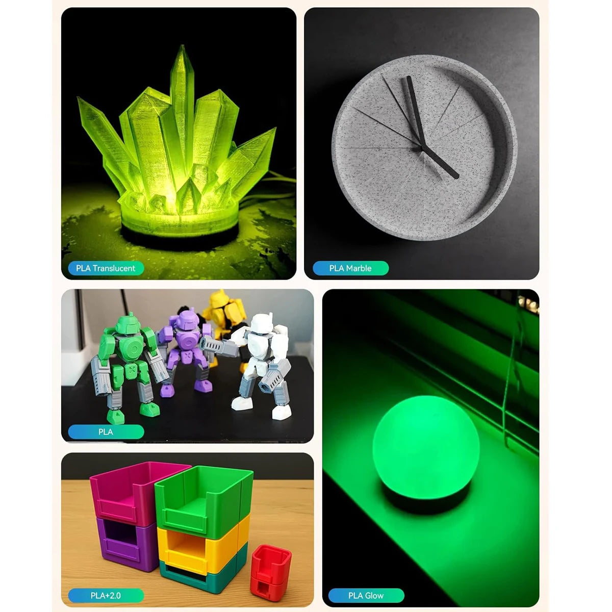 PETG Filament 1.75mm Transparent | High Precision 3D Printer Spool