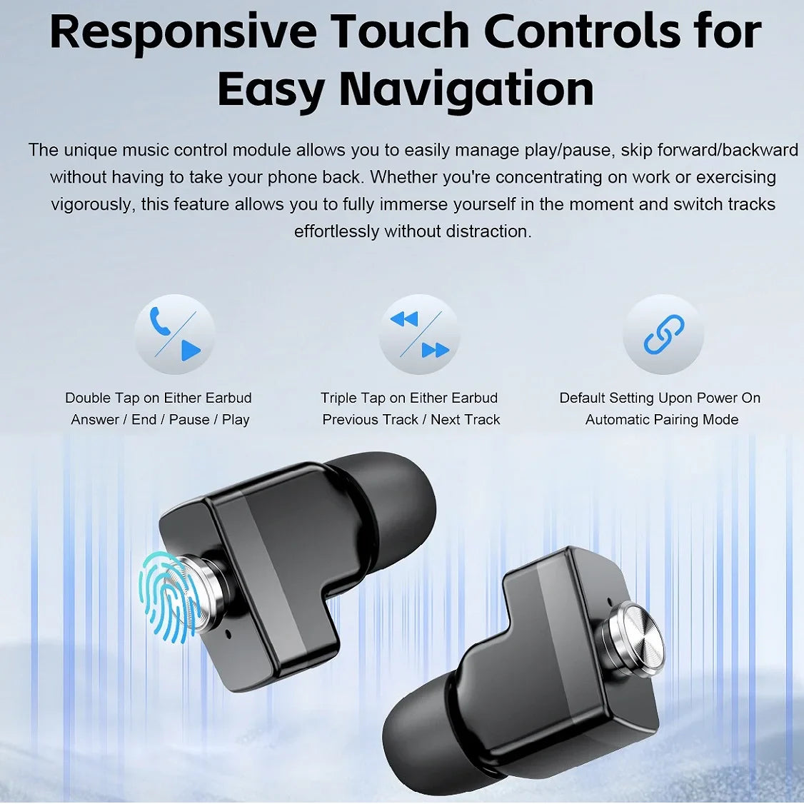 MINGCC GT95 2-in-1 Smartwatch & TWS Earbuds – NFC & Fitness