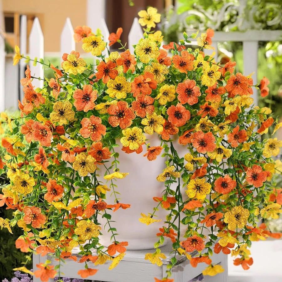 Artificial Morning Glory Vine Flowers – Wedding & Home Decor Artificial Flower Vine Peaceful Pleasures Health and Wellness