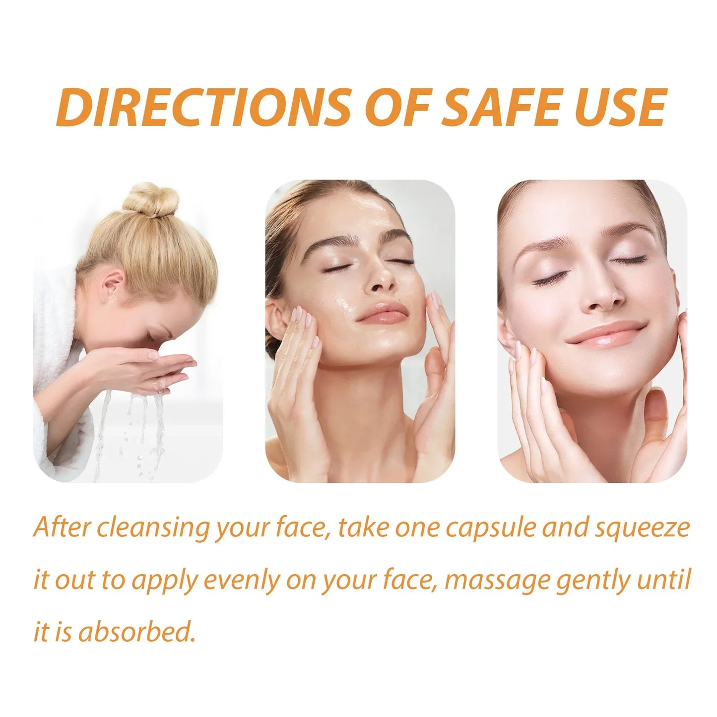 50 Collagen & Hyaluronic Acid Face Serum Capsules