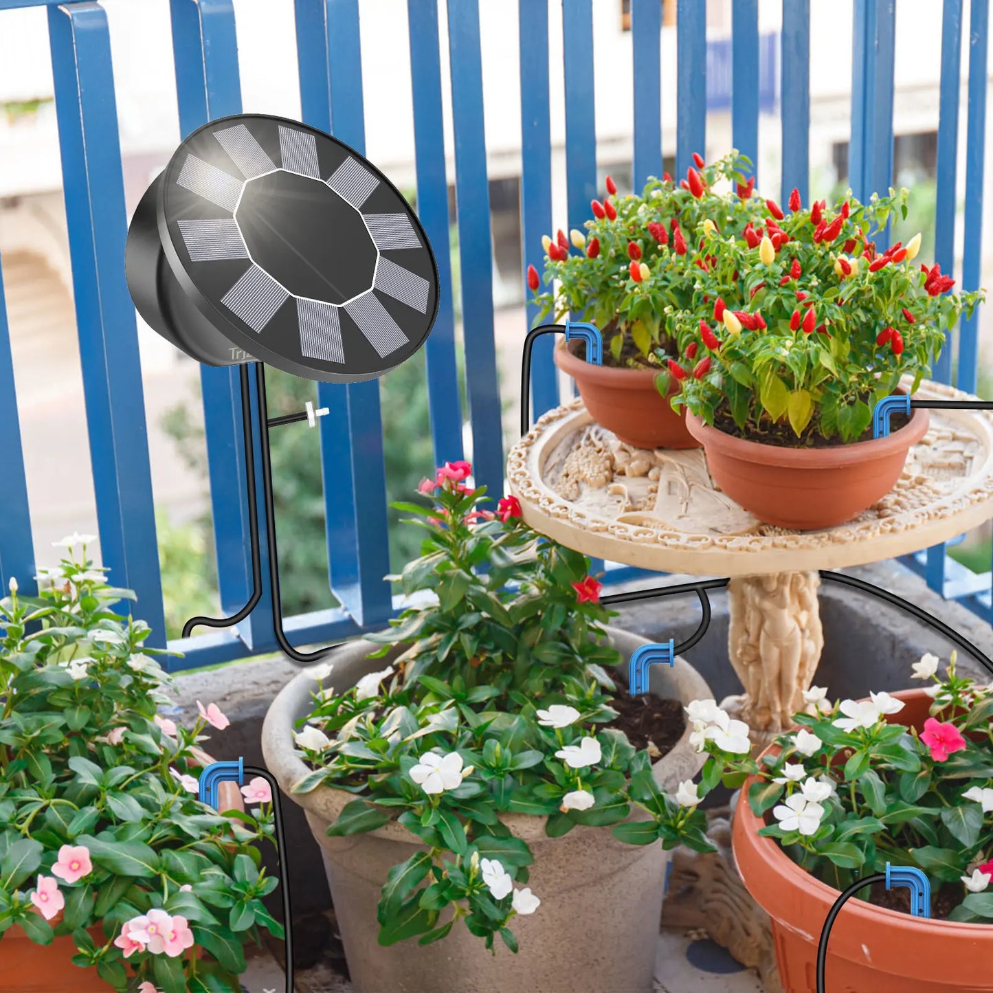 Solar Drip Irrigation System – Auto Plant Watering Kit & Timer