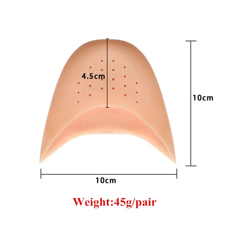 Silicone Gel Toe Pads for Ballet Pointe Dance Shoes – 2PCS