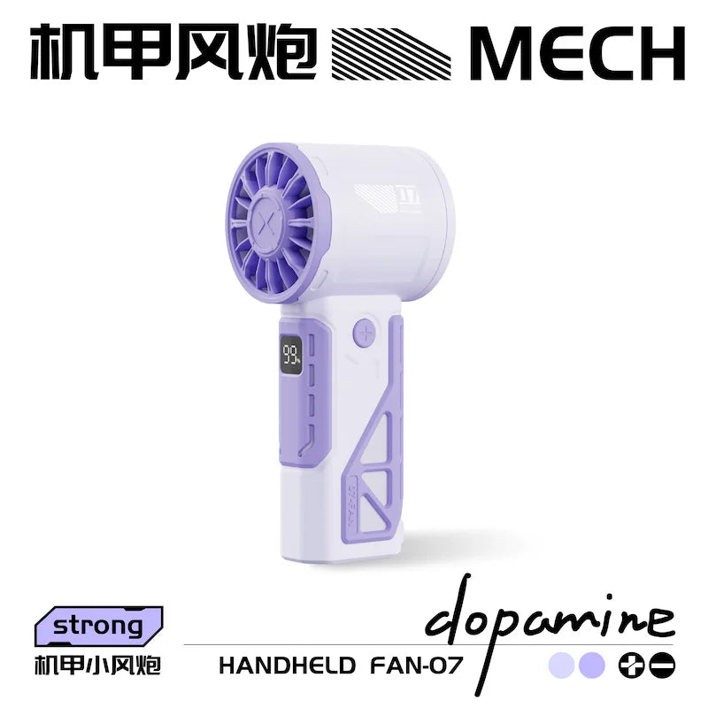 Collapsible USB Turbo Fan | Silent, Portable, 6000mAh Battery