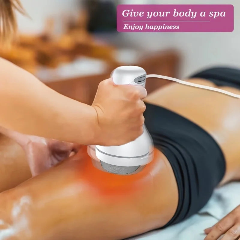 Full-Body Fitness Relaxation Massager, Multifunctional Electric Body Massager, Sports Fitness Equipment, Multifunctional Handheld Massager, Suitable for Arms/Belly/Thighs, Comes with 8 Interchangeable Massage Heads, the Best Peaceful Pleasures Health and Wellness