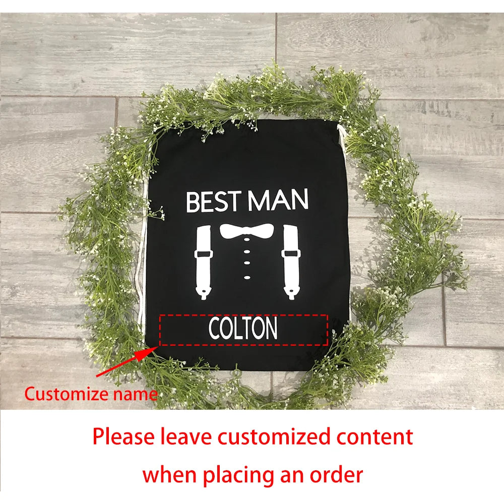 Personalized Groomsman Gift Bags | Bridal Party & Wedding