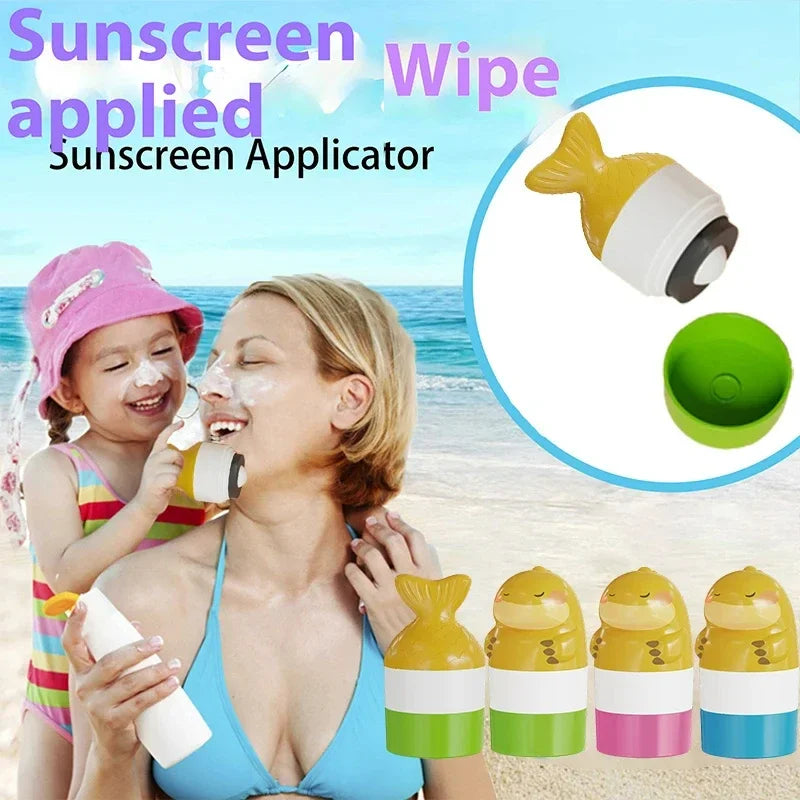 100ml Refillable Sunscreen Applicator Sunscreen Lotion Applicator Portable Applicator For Kids Travel Packaging Bottles Peaceful Pleasures Health and Wellness