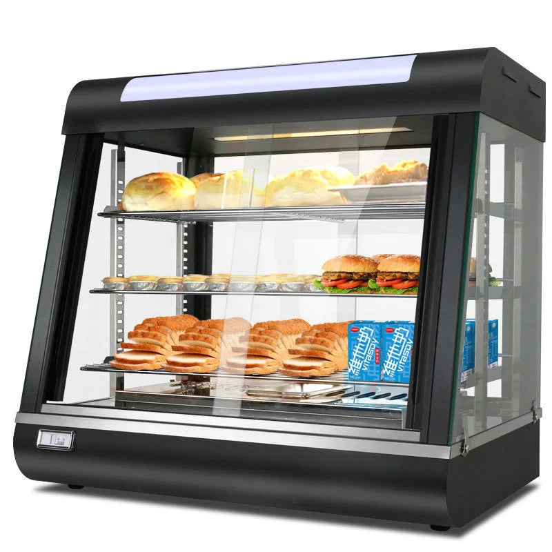 2000W 3-Tier Commercial Food Warmer Display Cabinet LED Lit