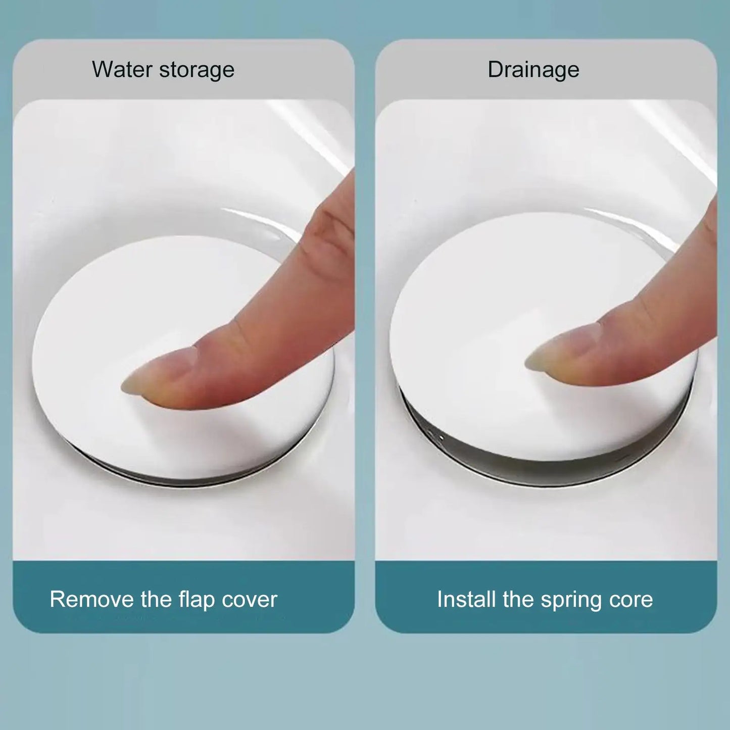 Anti-Odor Sink Stopper Drain Strainer Bathroom Kitchen Washbasin Plug For Home RV Laundry Shower Silicone Seals Restroom Supply Peaceful Pleasures Health and Wellness