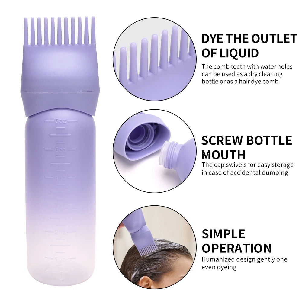 3 Pcs Set Spray Bottle Hair Brush Natural Wet Curly Hollow Detangling Hair Brush Set Salon for Professional Hairdressing Tools Peaceful Pleasures Health and Wellness