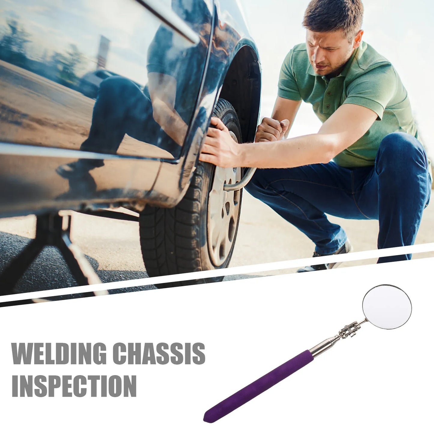 Maintenance of High-definition Telescopic Inspection Mirror Universal Underbody Inspection Mirror for Reflective Endoscope Peaceful Pleasures Health and Wellness