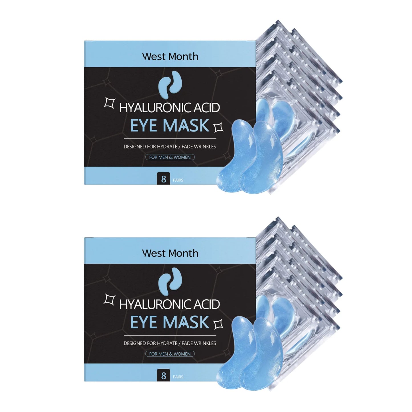 Hyaluronic Acid Eye Mask – Dark Circles & Puffiness Patches