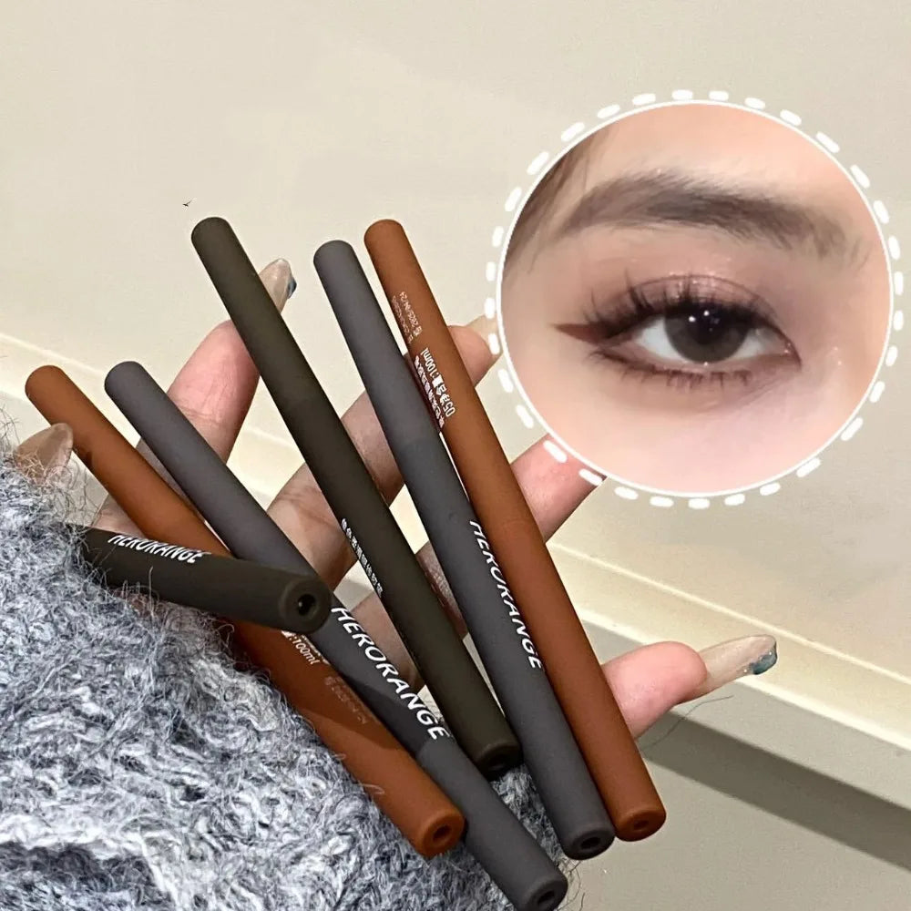Ultra-Fine Waterproof Gel Eyeliner Pencil – Matte Long-Lasting