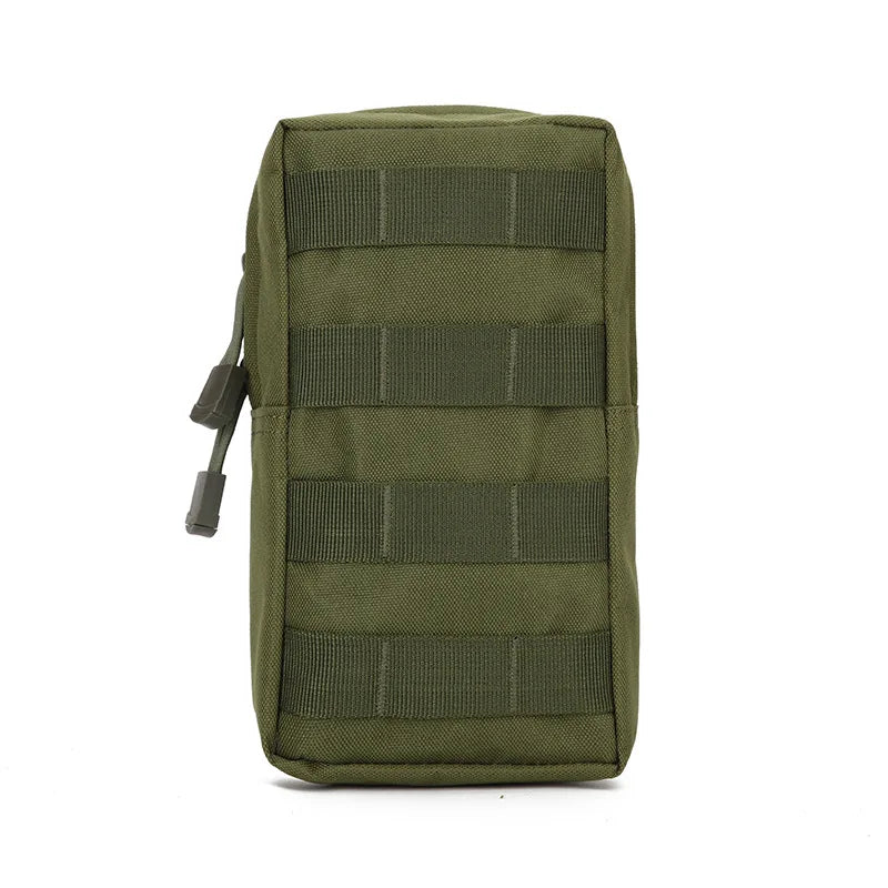 Tactical Molle System Medical Pouch 600D Utility EDC Tool Accessory Waist Pack Phone Case Airsoft Hunting Bag Outdoor Equipment Peaceful Pleasures Health and Wellness ArmyGreen