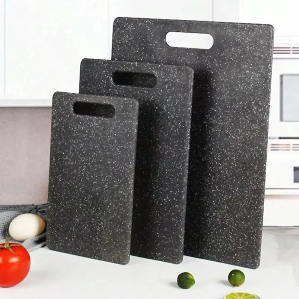 Marble Texture PP Cutting Board Antibacterial Double-sided Vegetable Cutting Board Anti-mildew Non-Slip Meat Chopping Board Peaceful Pleasures Health and Wellness