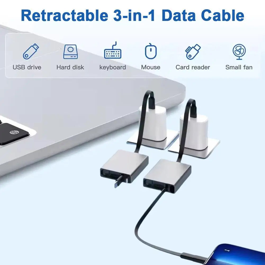 4-in-1 USB Type-C Charging & Data Adapter – 60W PD Fast Charge Peaceful Pleasures Health and Wellness