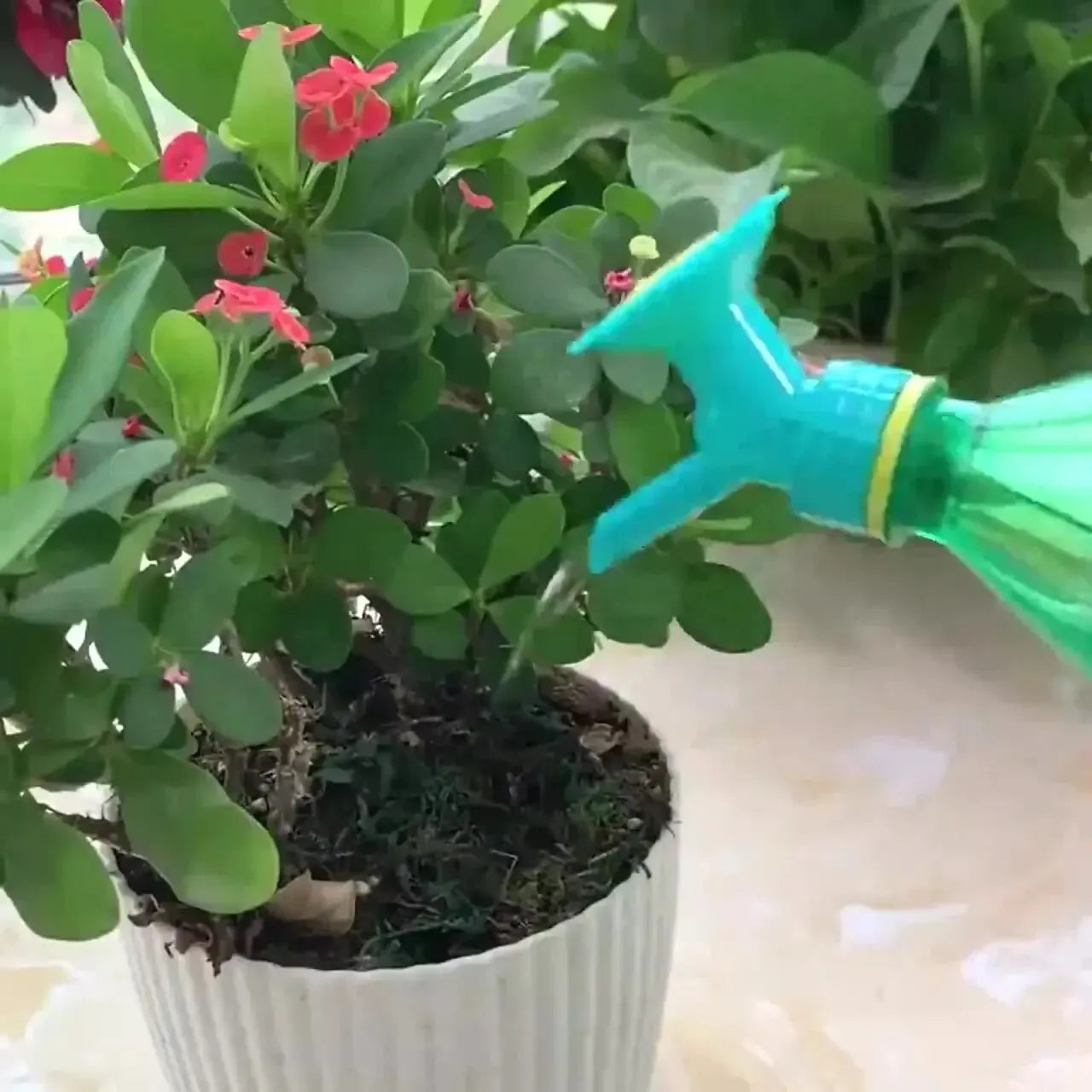Sunflower Sprinkler Bottle Cap Nozzle – DIY Mini Watering Head