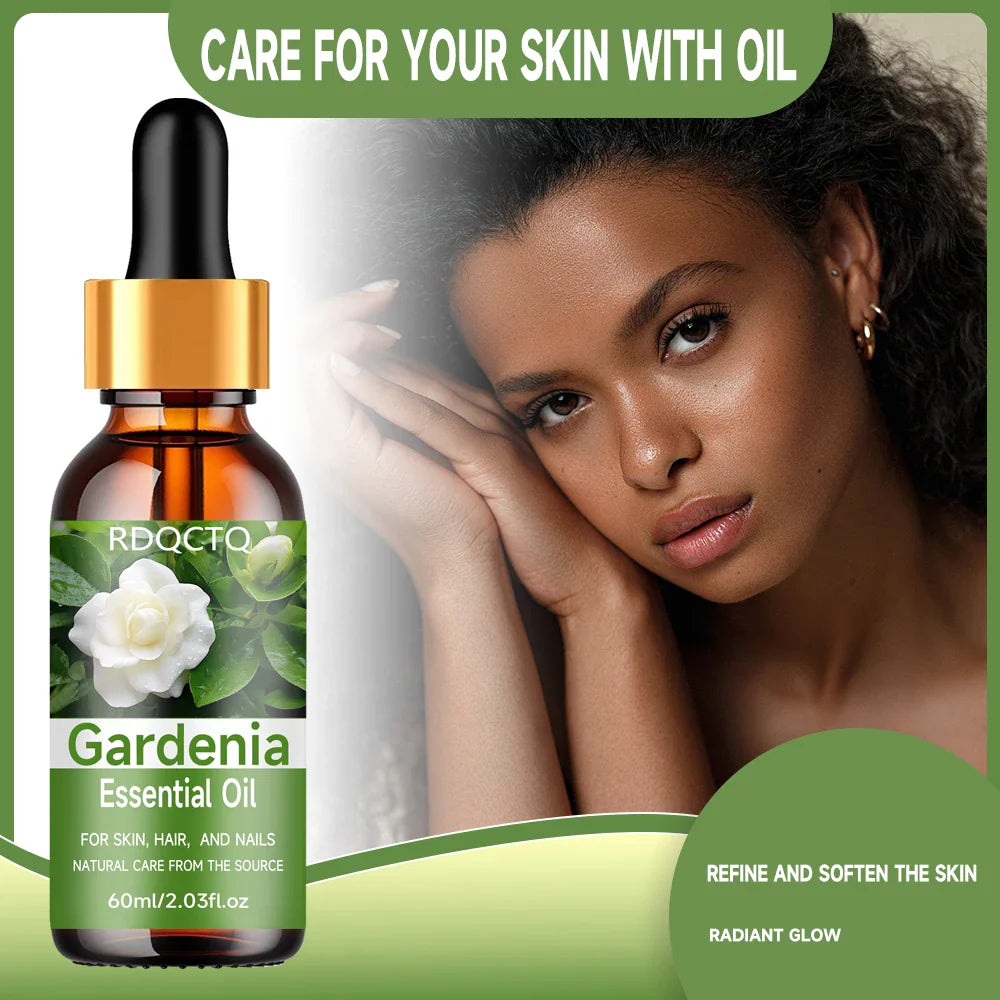 Natural Gardenia Essential Oil for Skin, Hair & Nails 40/60ml