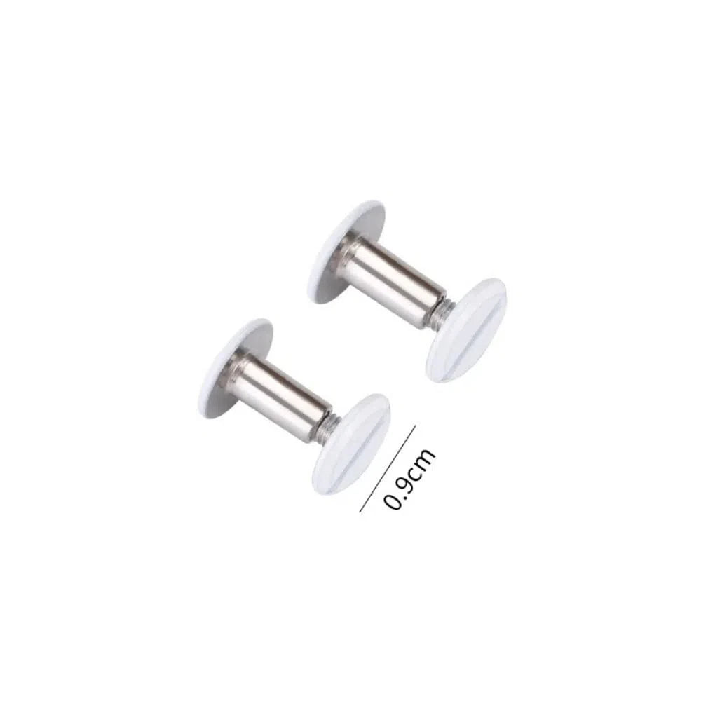 Colorful Detachable Metal Spiral Rings Binder Clip High Quality Diary A8 Paper Binder Clips DIY Album Loose Leaf Ring Office Peaceful Pleasures Health and Wellness White-2PCS