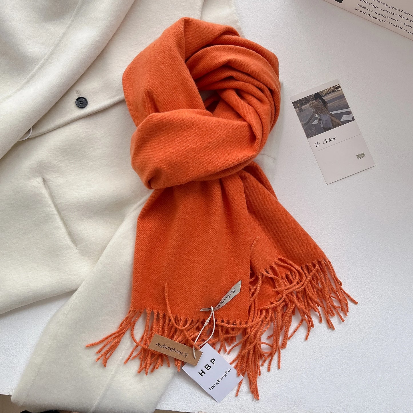 Women's Long Knit Winter Scarf – Shawl Wrap & Pashmina