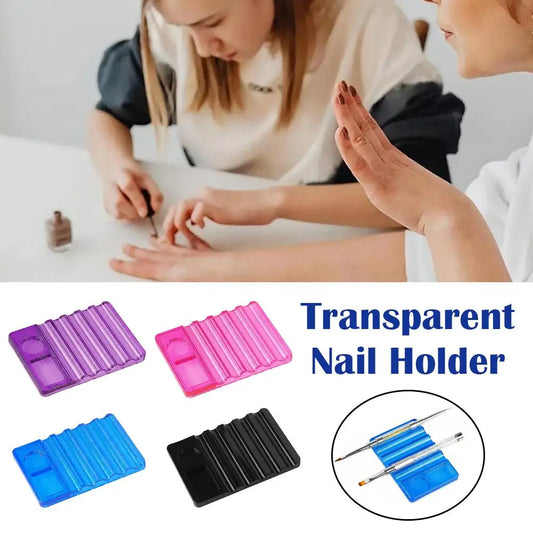 Nail Art Brush Holder & Acrylic Palette Organizer Stand Nail Art Organizer Oasis Select