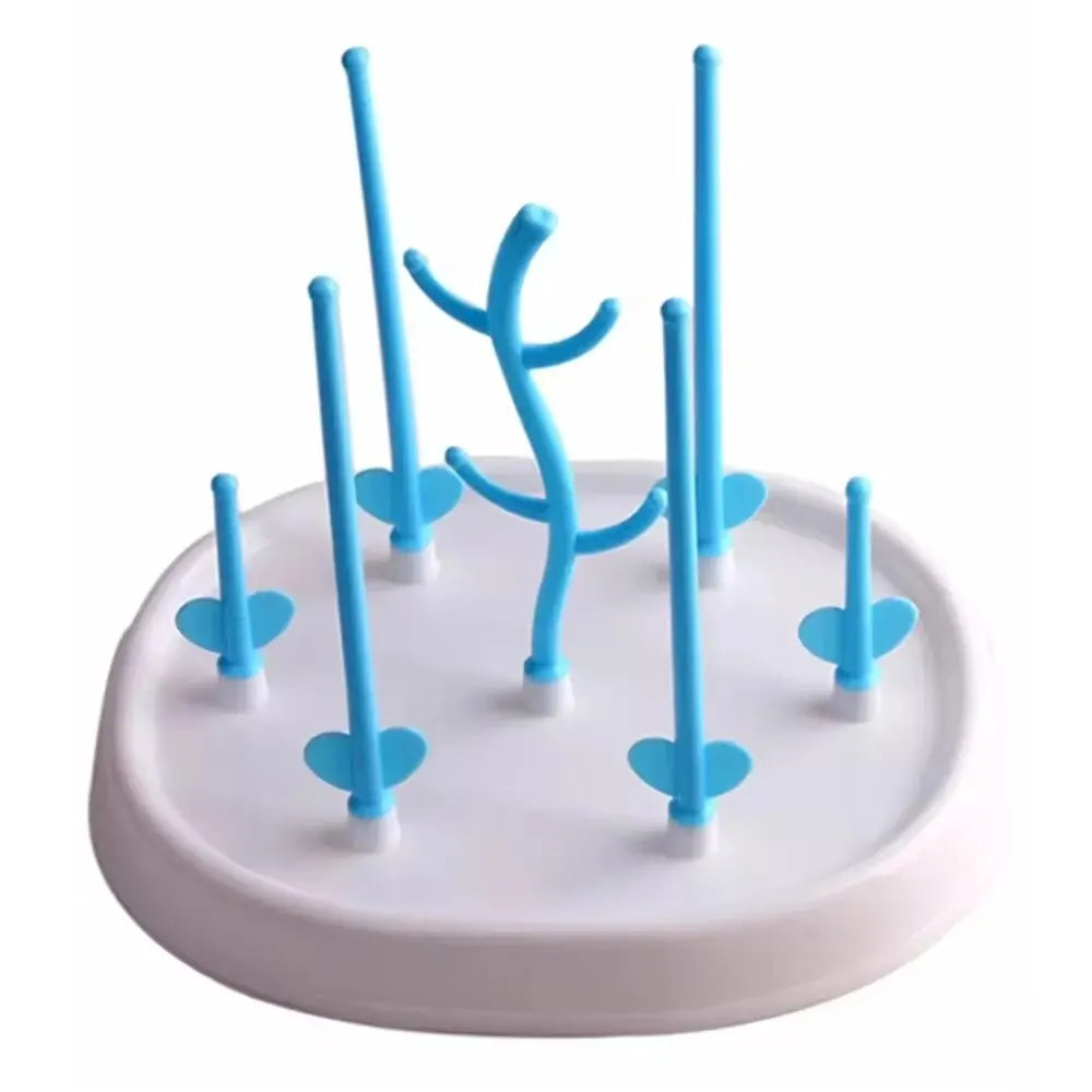 Tree-Shaped Baby Bottle Drying Rack | Detachable & Compact