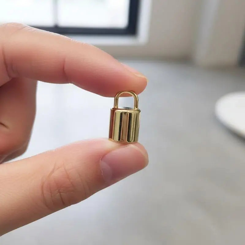 10Pcs 15mm Stainless Steel Cord End Locks | Bag DIY Hardware