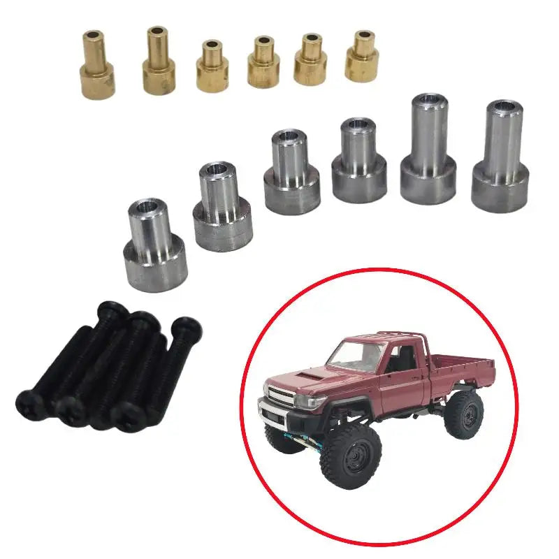 Metal Lift Kit for 1/12 MN82 MN82S RC Monster Truck Body Raise