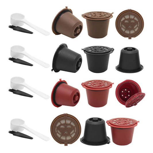 3pcs Refillable Reusable Coffee Capsule Filters for Nespresso Machine Peaceful Pleasures Health and Wellness