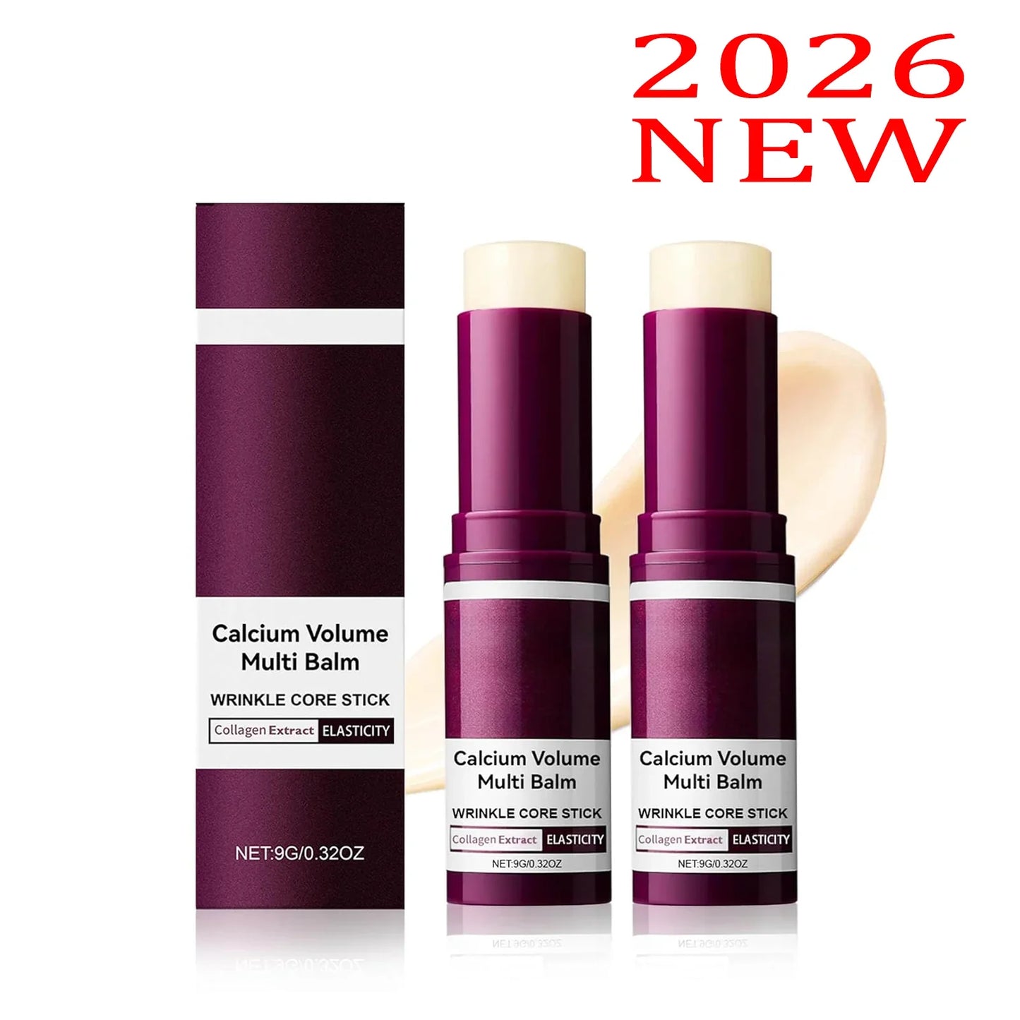 Calcium & Collagen Balm Stick – Eye, Neck & Face Moisturizer
