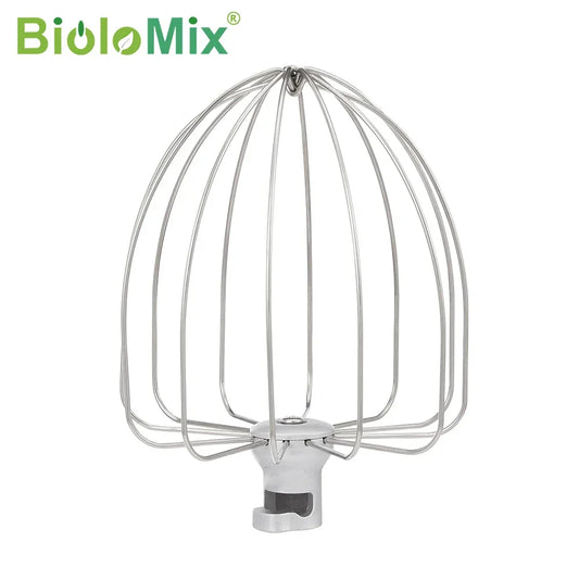 BioloMix Stand Mixer Attachments – Whisk, Dough Hook & Flat Beater Stand Mixer Accessories Peaceful Pleasures Health and Wellness