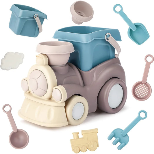 Beach Sand Toys Set for Kids – Bucket, Truck, Rake & More Beach Sand Toy Set Peaceful Pleasures Health and Wellness