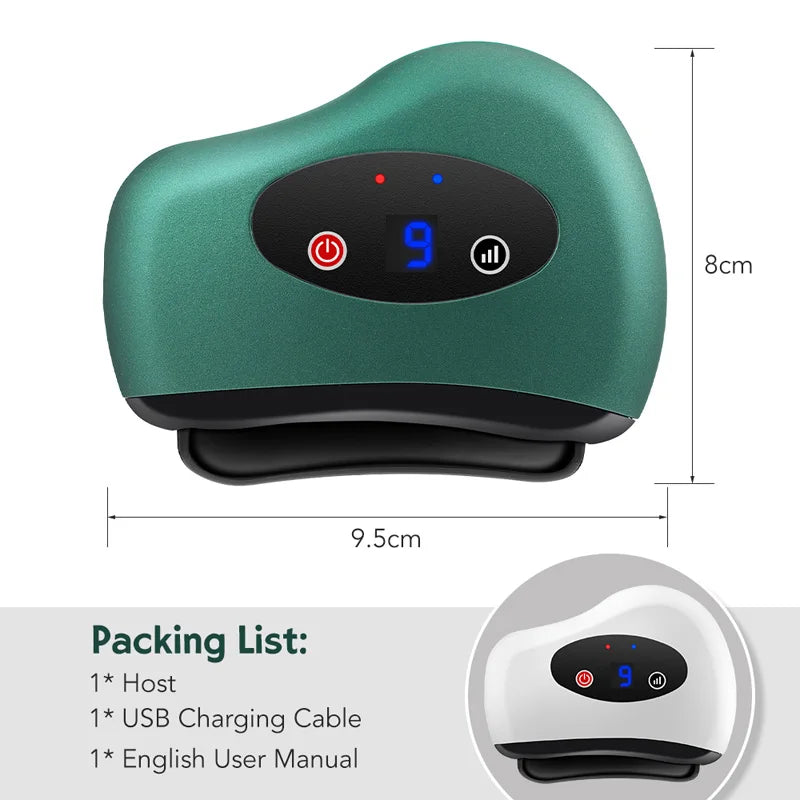 Electric Gua Sha Face Massager Facial Body Scraping Tool for Wrinkle Removal Skin Firm Tightening Lift Beauty Personal Care Peaceful Pleasures Health and Wellness