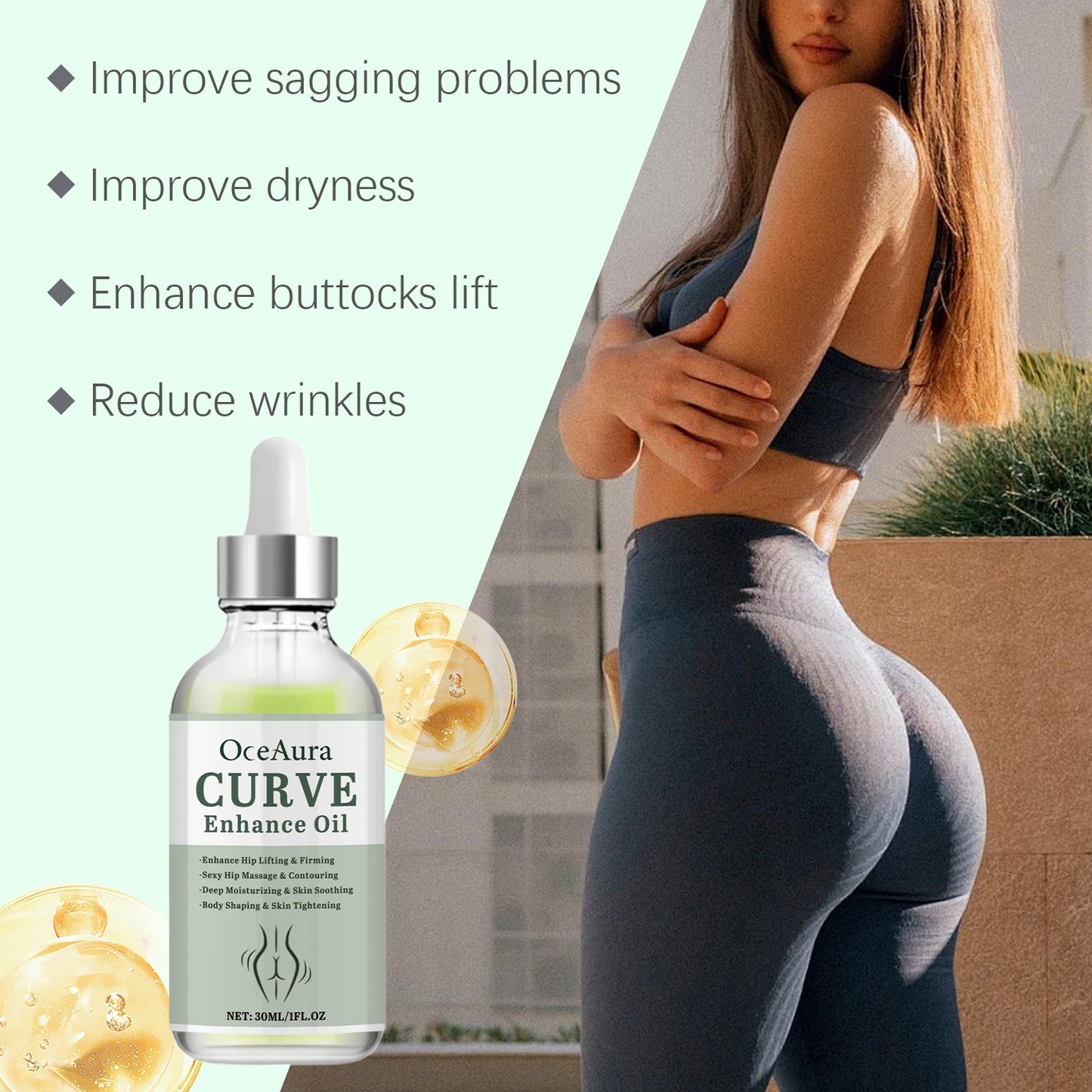 OceAura Collagen Buttock Firming Essence Oil 30ml Serum