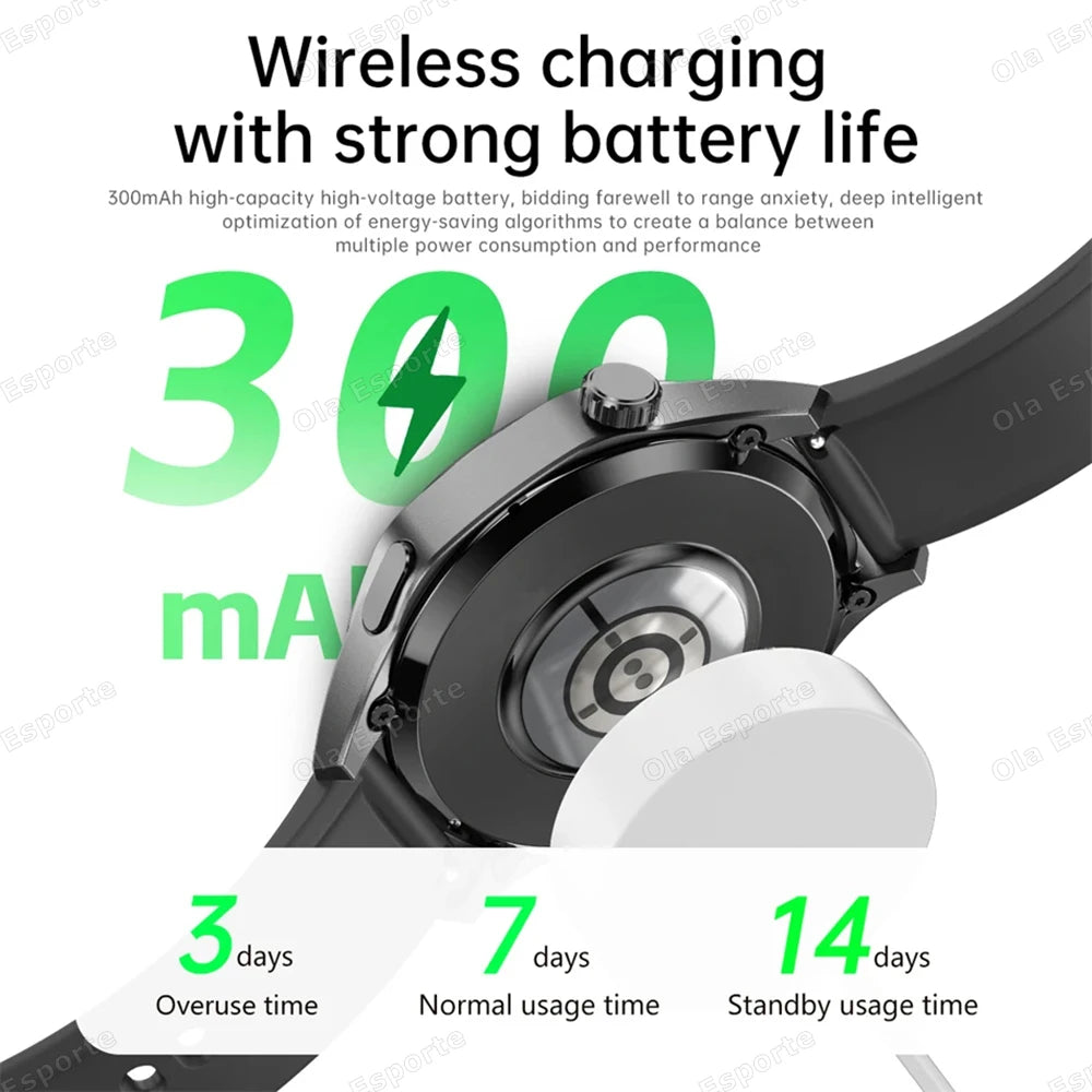 2026 Ola Esporte Smart Watch | Bluetooth Call, ECG & NFC