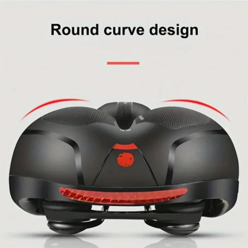 2026 Comfortable men's hollow bicycle saddle mtb road bicycle vibration absorption big butt seat lightweight safety area large. Peaceful Pleasures Health and Wellness