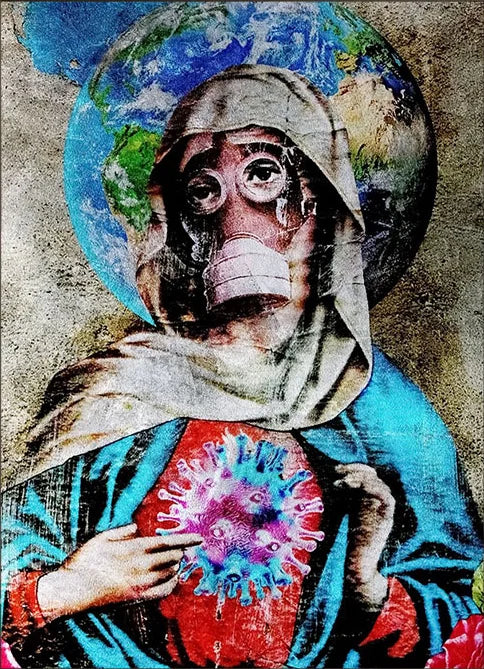 Banksy Game Changer Nurse Tribute Poster Wall Art Canvas Painting Living Room Pictures Bedroom Office Cuadros Home Decoration Peaceful Pleasures Health and Wellness 05 40x50cm Unframed