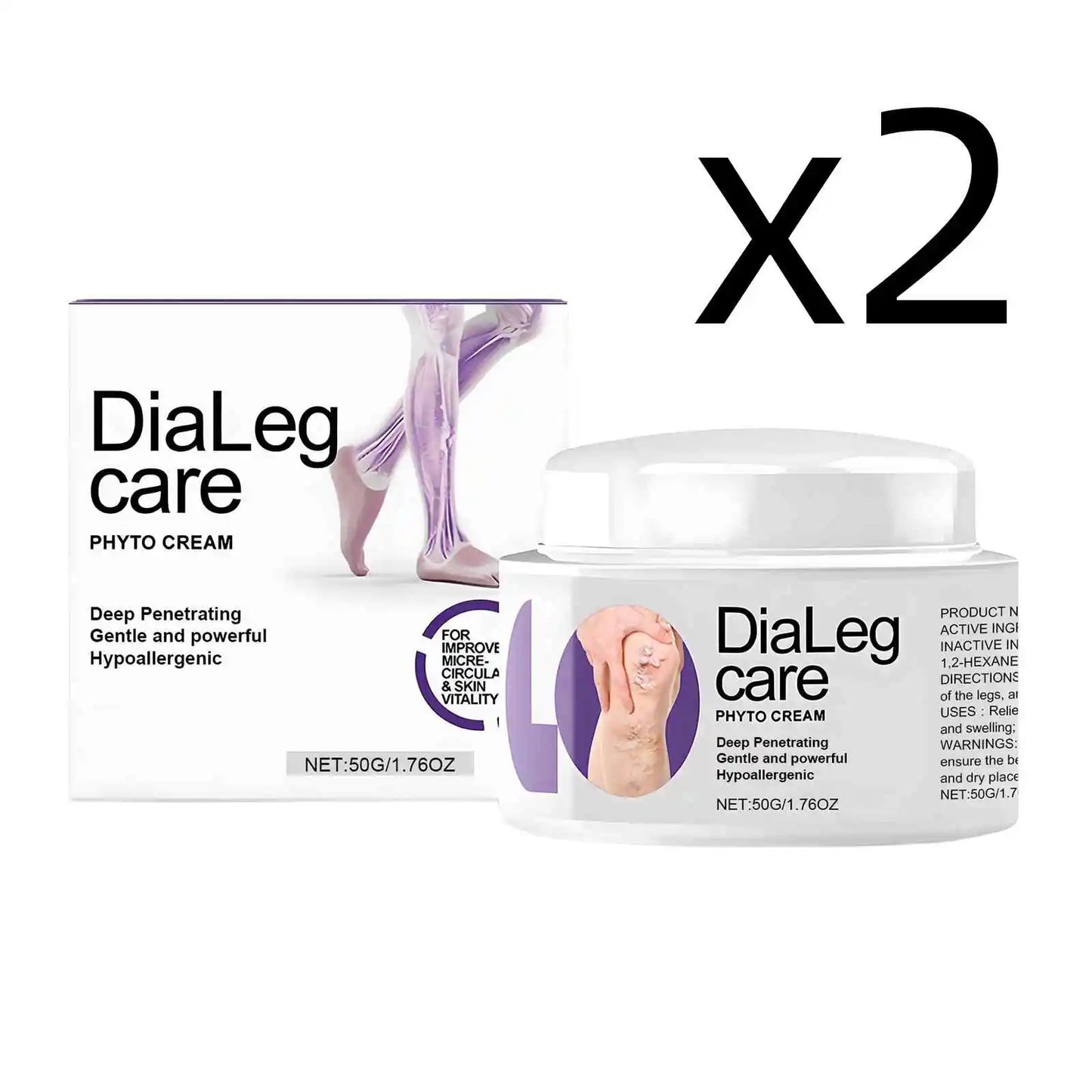 Varicose Vein Treatment Cream Relieve Leg Fatigue Reduce Phlebitis Promote Circulations Blood Repair Barriers Body Care Cream Peaceful Pleasures Health and Wellness 2x50g 50g