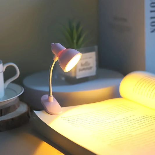 Portable Clip-On Reading Light | Battery Powered Book Lamp Clip-On Book Light Peaceful Pleasures Health and Wellness