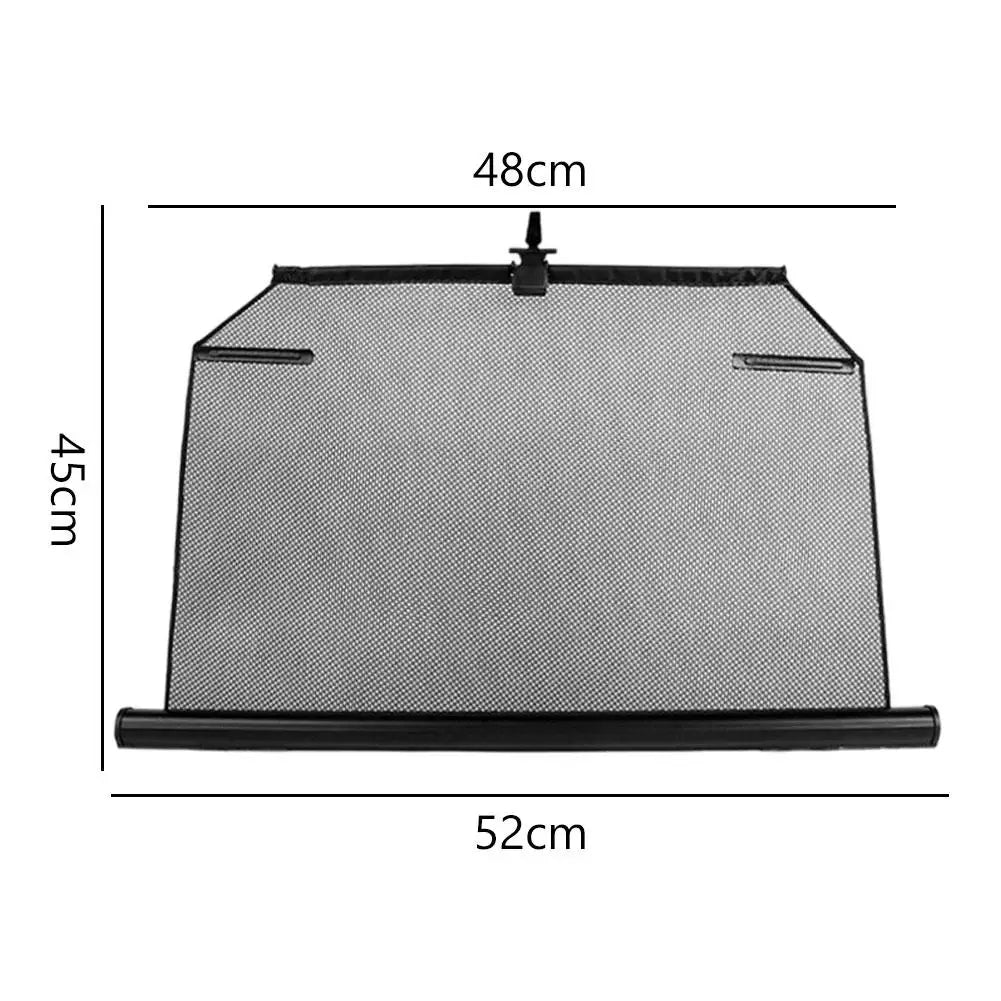 Car Rear Window Automatic Protect Privacy Retractable Sunshade Magnetic Blocks Sunlight Heat Curtain Summer Car Mesh Sunshade Peaceful Pleasures Health and Wellness