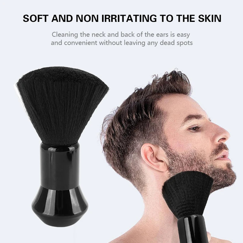 Soft Barber Neck Duster Hair Cleaning Dusting Brush Barber Supplies to Remove Hair from Neckline and Ears After Haircut Peaceful Pleasures Health and Wellness