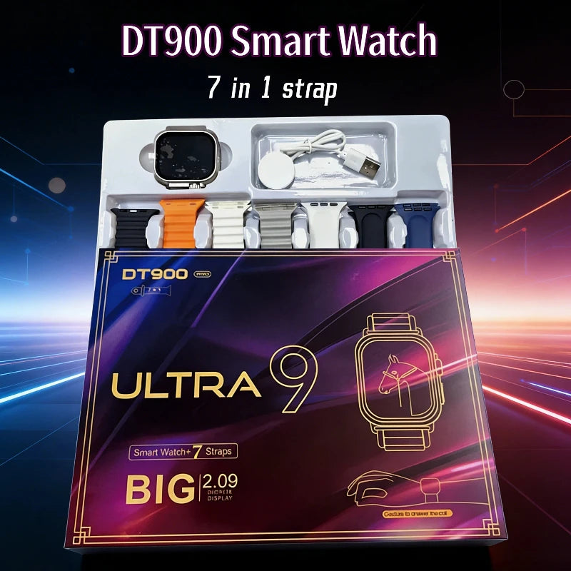 7 Watch Straps Smart Men Women Health Fitness Tra Bluetooth Phone