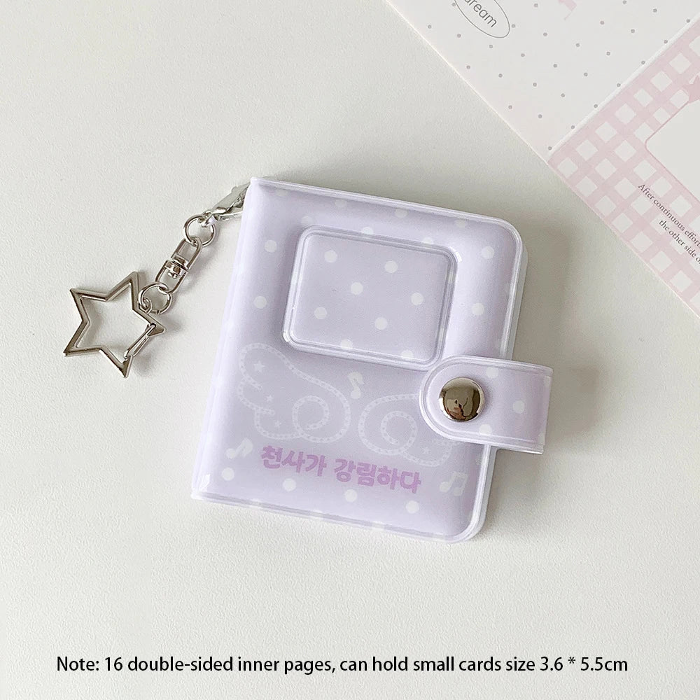Ins Little Wings Mini Album Student Headstick ID Photo Storage Star